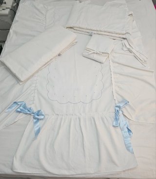 Conjunto de cuna blanco