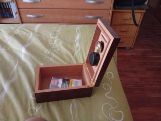 Caja Humidificadora Cigarros Puro Sobremesa