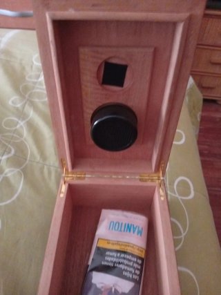 Caja Humidificadora Cigarros Puro Sobremesa