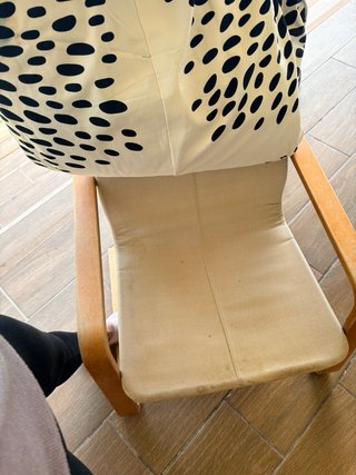 Silla mecedora de Ikea
