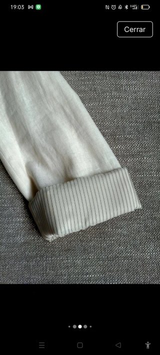 Americana Zara Mujer Blanca Talla S