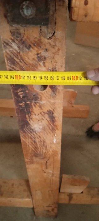 Estructura de madera robusta