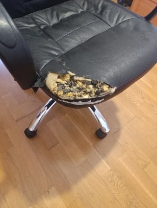 Silla de oficina con ruedas