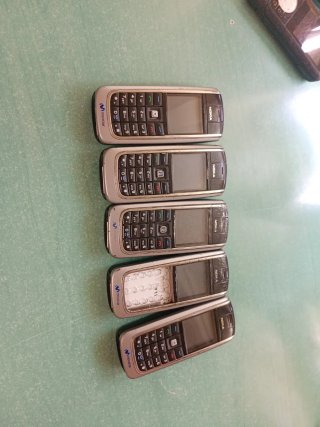 Lote 5 Móviles Nokia Plata/Negro