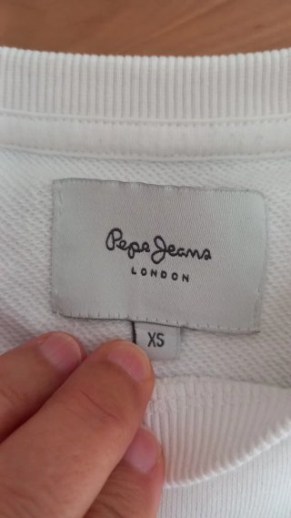 Sudadera Pepe Jeans Blanca Talla XS