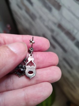 Orecchini in Argento e Granati