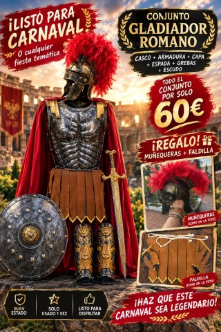 Disfraz Romano Centurión Completo