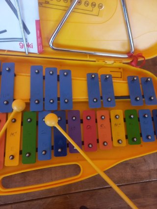 Lote instrumentos musicales infantiles Goki