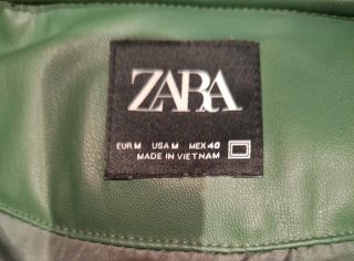 Chaqueta Zara Verde Talla M
