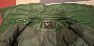 Chaqueta Zara Verde Talla M