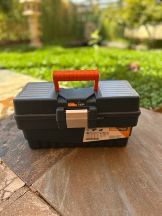 Caja Herramientas Dexter 14L Naranja/Negra