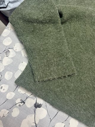 Conjunto Shein Lana Verde Militar Talla M