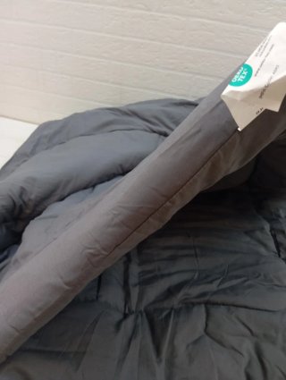 Edredón para Cama 80/90 Acolchado 155x220 cm Gris