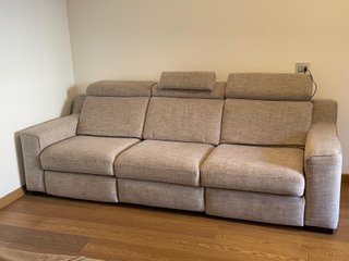 Divano 3 posti elettrico beige POLTRONESOFÀ
