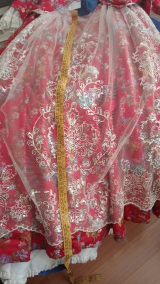 Traje Fallera Niña el pico está aparte no es ese