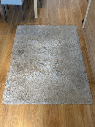 Alfombra gris 1.70m x 1.25m Modelo Denver