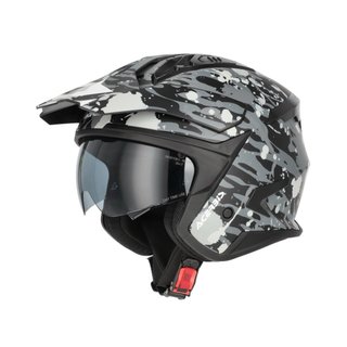 Casco Acerbis Trial Aria Evo Camuflaje Gris