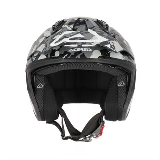 Casco Acerbis Trial Aria Evo Camuflaje Gris
