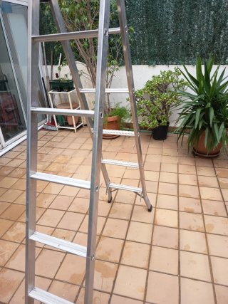 Escalera aluminio 3 funciones