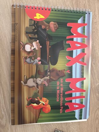 Libros de música Max y Mia