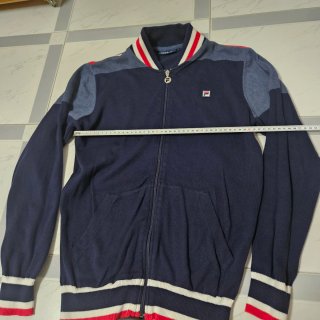 Chaqueta / Jersey Fila Azul y Blanca Cremallera