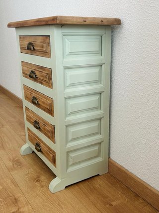 Mesa auxiliar vintage restaurada
