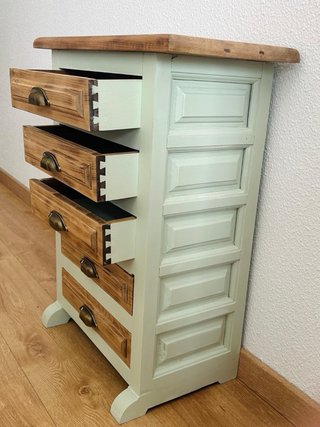 Mesa auxiliar vintage restaurada