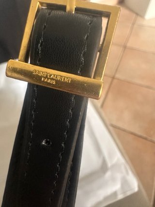Borsa a spalla Yves Saint Laurent nera