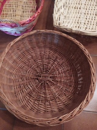 Cesti in vimini e rattan varie misure e prezzi