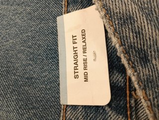 Pantaloni jeans con brillantini