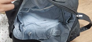 Bolso para silla de bebé negro acolchado