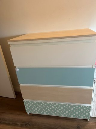 Cómoda MALM Ikea customizada