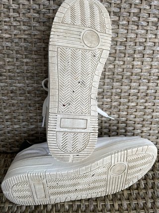 scarpe da donna Sisley, taglia 40, in pelle bianca