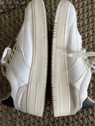 scarpe da donna Sisley, taglia 40, in pelle bianca