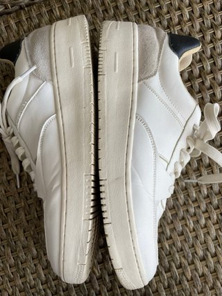 scarpe da donna Sisley, taglia 40, in pelle bianca