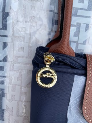 Longchamp Le Pliage L Azul Marrón