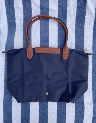 Longchamp Le Pliage L Azul Marrón