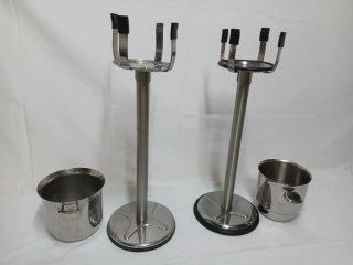 Juego de 2 cubiteras con pie