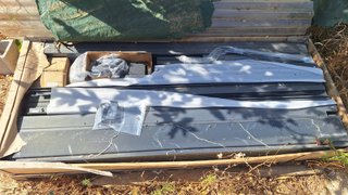 Pergola in alluminio Windsor 3x4m antracite nuovo
