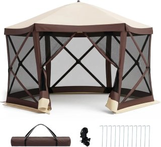 Carpa Plegable Gazebo para 6-8 Personas