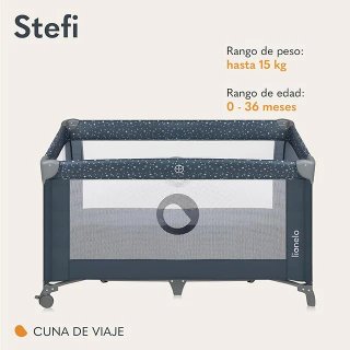 Cuna de viaje Lionelo Stefi