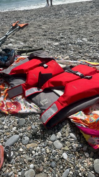 Kayak 3 personas con todos sus accesorios