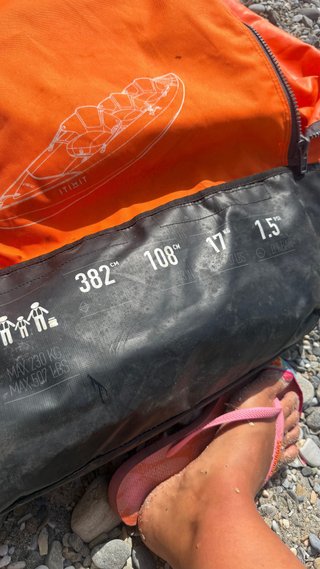 Kayak 3 personas con todos sus accesorios