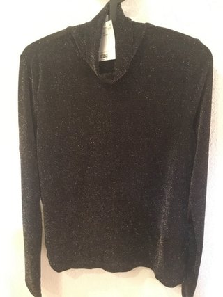 Conjunto pantalón y blusa brillante M