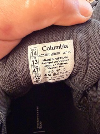 Botas Trekking Columbia Outdry Mid