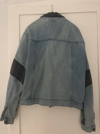 Chaqueta vaquera patchwork