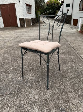 Conjunto 3 Sillas Hierro Forjado
