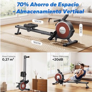 Máquina de Remo DEXACH 1000+ Cursos y Juegos