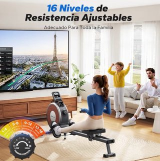 Máquina de Remo DEXACH 1000+ Cursos y Juegos