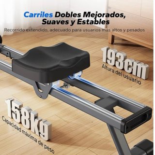 Máquina de Remo DEXACH 1000+ Cursos y Juegos